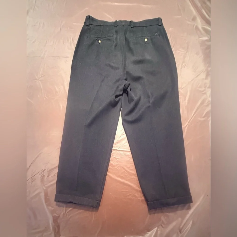 Cutter & Buck Dark Gray Dress Pants 100% Cotton Size 36